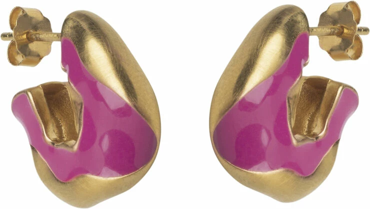 ENAMEL Copenhagen Hoops, Amelia Fuchsia Pink