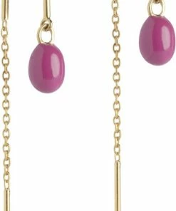 ENAMEL Copenhagen Earring, Eleanor Fuchsia Pink