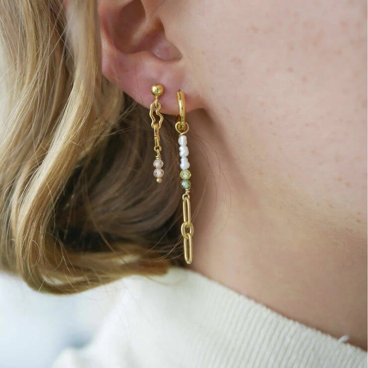 ENAMEL Copenhagen Hoops, Abigail Kaki Green, Light - Billede 2