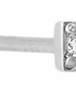 Ro Copenhagen Rock Square Diamant ørestik S WG