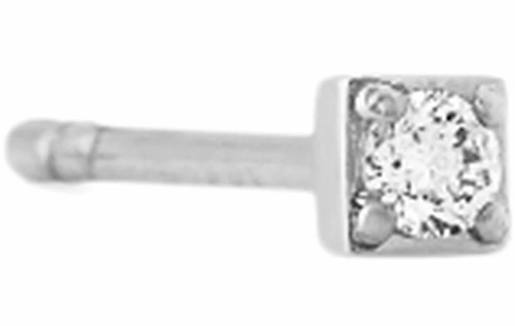 Ro Copenhagen Rock Square Diamant ørestik S WG