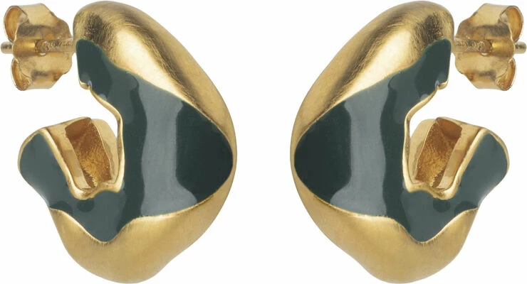 ENAMEL Copenhagen Hoops, Amelia Petrol Green