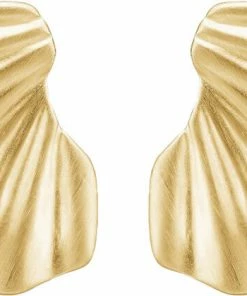 ENAMEL Copenhagen Earring, Wave 925s/Gp/M