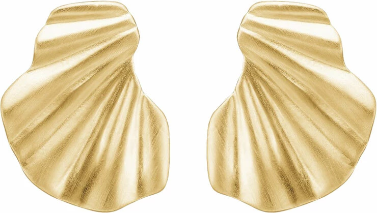 ENAMEL Copenhagen Earring, Wave 925s/Gp/M