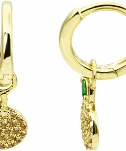 Sui Ava Juicy Fruit Hoops Orange