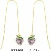Sui Ava Juicy Fruit Chain Earrings Grape