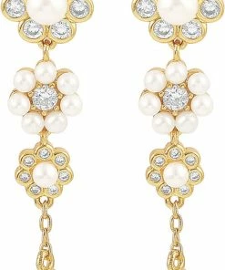 Hultquist Aya Tripple Flower øreringe Guld