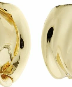 Pilgrim DREAMS Wide Hoop Earrings Gold-plated