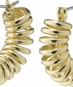 Pilgrim SARA Small Spiral Hoop Earrings Gold-plated