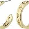 Pilgrim HOPE Recycled Half Hoop Earrings Gold-plated