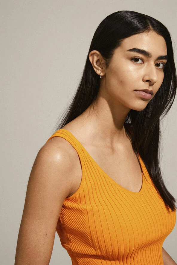 Pilgrim TRUDY Small Crystal Hoop Earrings Gold-plated - Billede 2