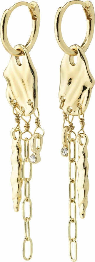 Pilgrim HOPE Recycled Dangle Earrings Gold-plated