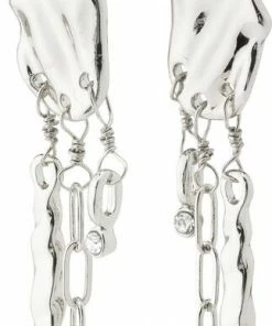 Pilgrim HOPE Recycled Dangle Earrings Silver-plated
