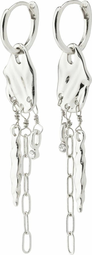 Pilgrim HOPE Recycled Dangle Earrings Silver-plated