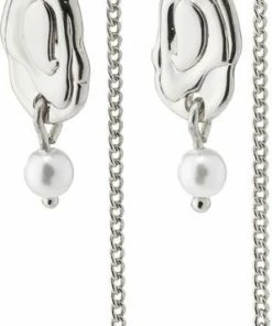 Pilgrim EMILIE Chain Earrings Silver-plated