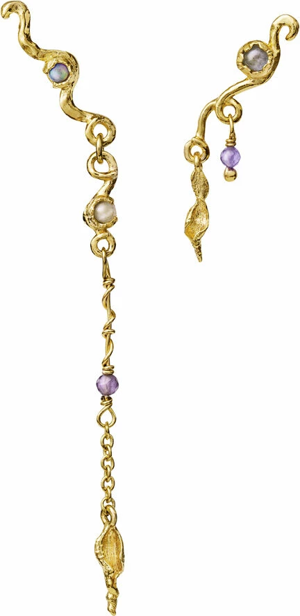 Maanesten Isolde Earrings Sterling Silver (925) Gold Plated