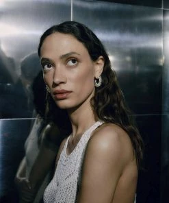 Mango EARRINGS GRISELA Silver