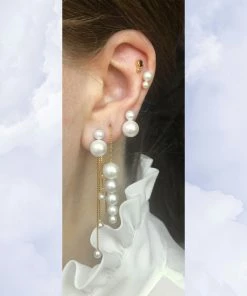 The Earring Shop Galore Threader Gold