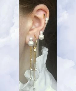 The Earring Shop Mer Stud Gold