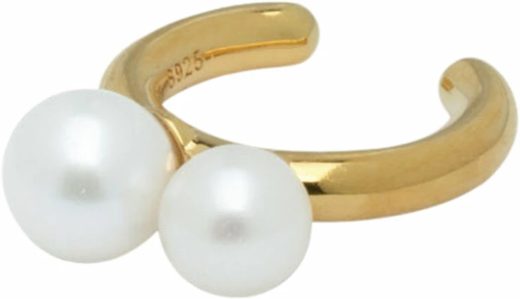 The Earring Shop Deux Cuff Gold - Billede 2