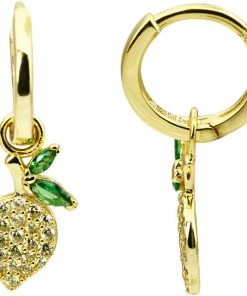 Sui Ava Juicy Fruit Hoops Lemon