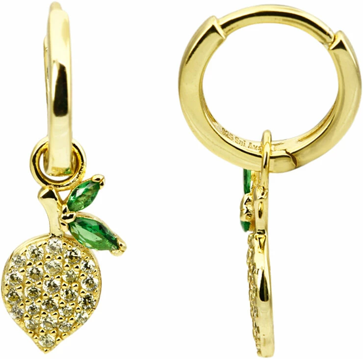 Sui Ava Juicy Fruit Hoops Lemon