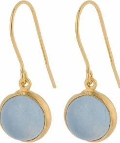 Pernille Corydon Jewellery Aura Blue Earhooks