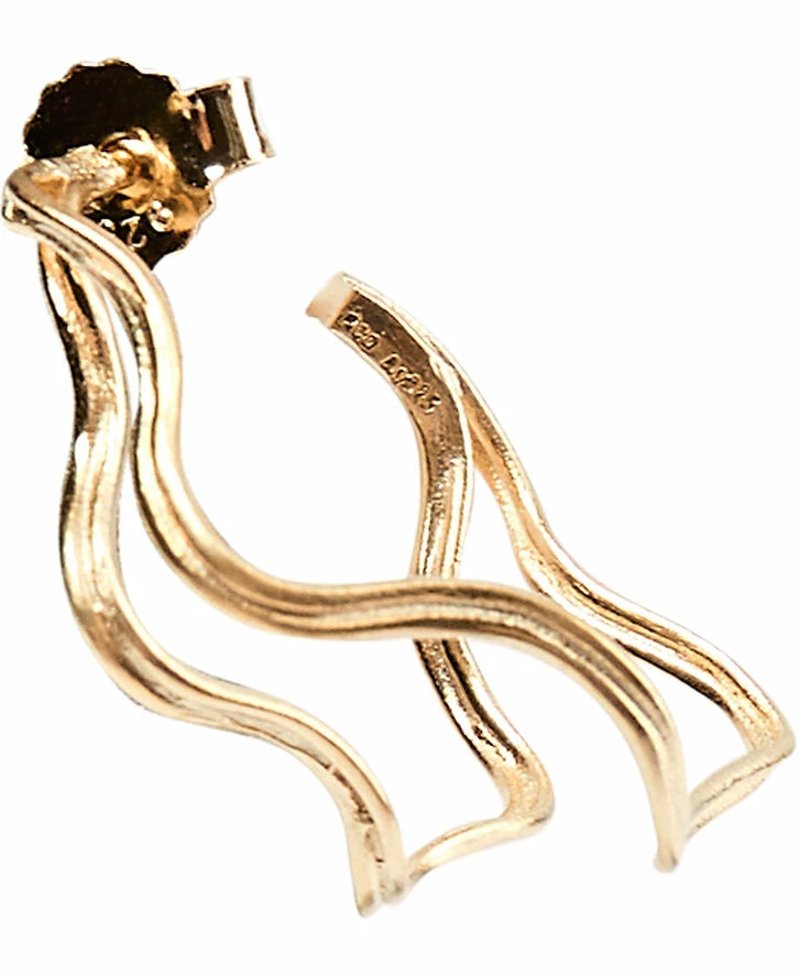 Pernille Corydon Jewellery Small Double Wave Hoops Size 23 Mm
