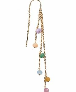 Pernille Corydon Jewellery Meadow Earchains Length 74 Mm