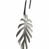 Pernille Corydon Jewellery Fern Leaf Earhooks Size 42 Mm