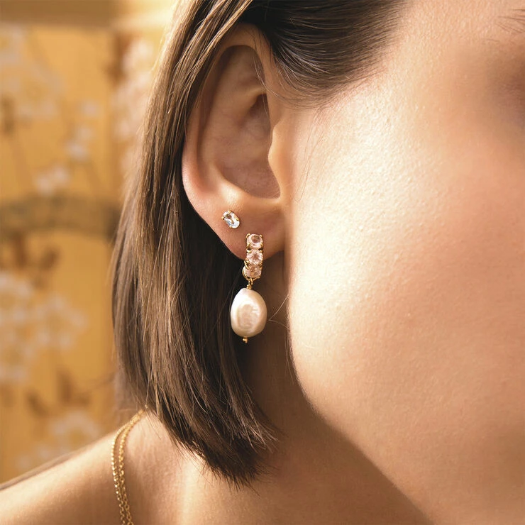Carré Jewellery EAR POST Gold - Billede 3