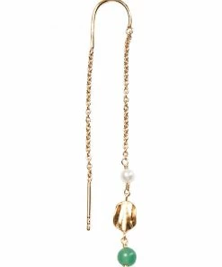 Pernille Corydon Jewellery Ocean Hope Earchains Length 65 Mm