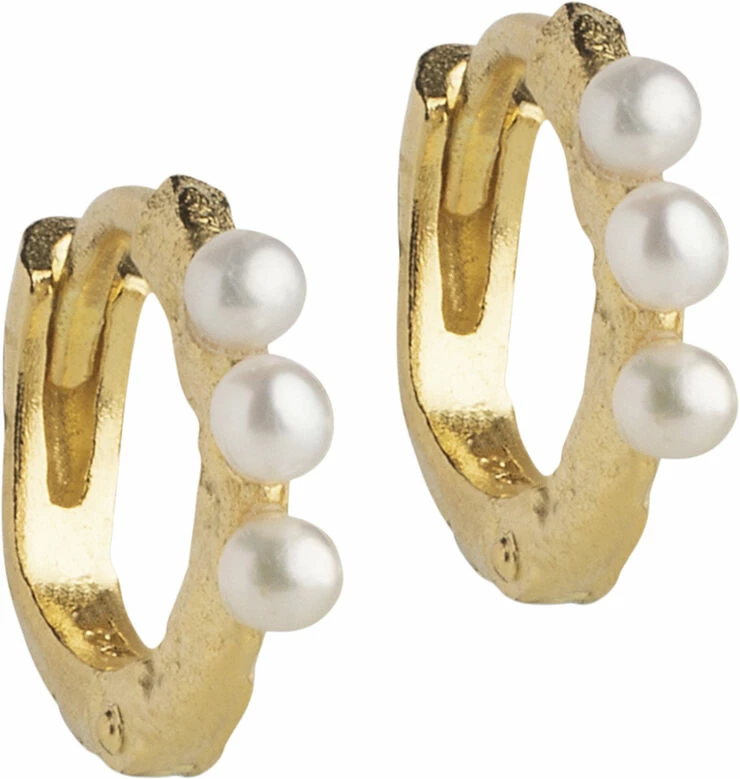 ENAMEL Copenhagen Hoops, Paula Pearl, 8 Mm Pearl