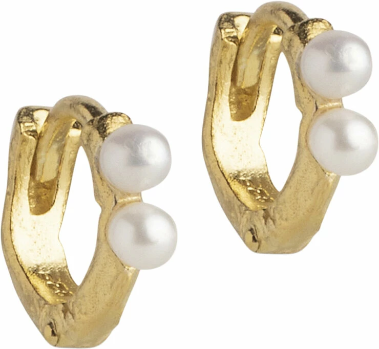 ENAMEL Copenhagen Hoops, Paula Pearl, 6 Mm Pearl