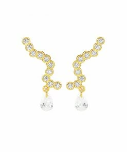 Hultquist River Raindrop &oslash;reringe Guld