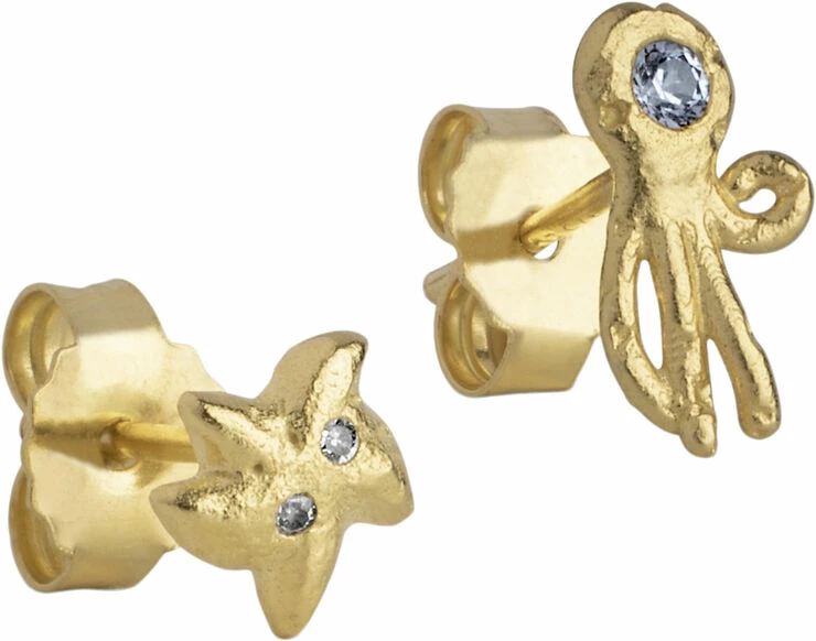 ENAMEL Copenhagen Studs, Bahari Lavender/Blue