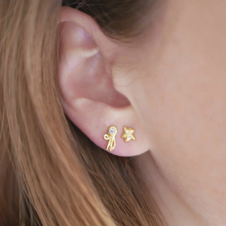 ENAMEL Copenhagen Studs, Bahari Lavender/Blue - Billede 2