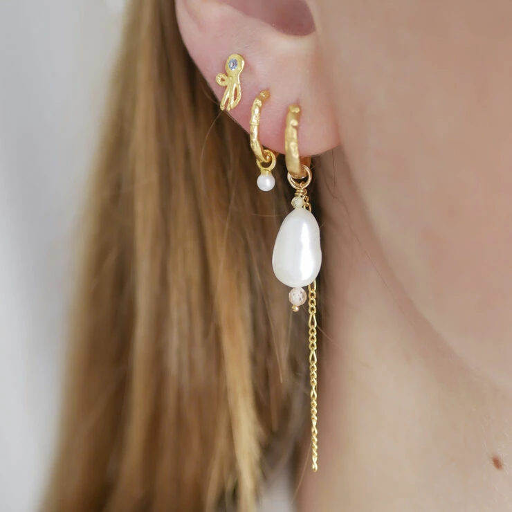 ENAMEL Copenhagen Earring, Adeline Pearl - Billede 2