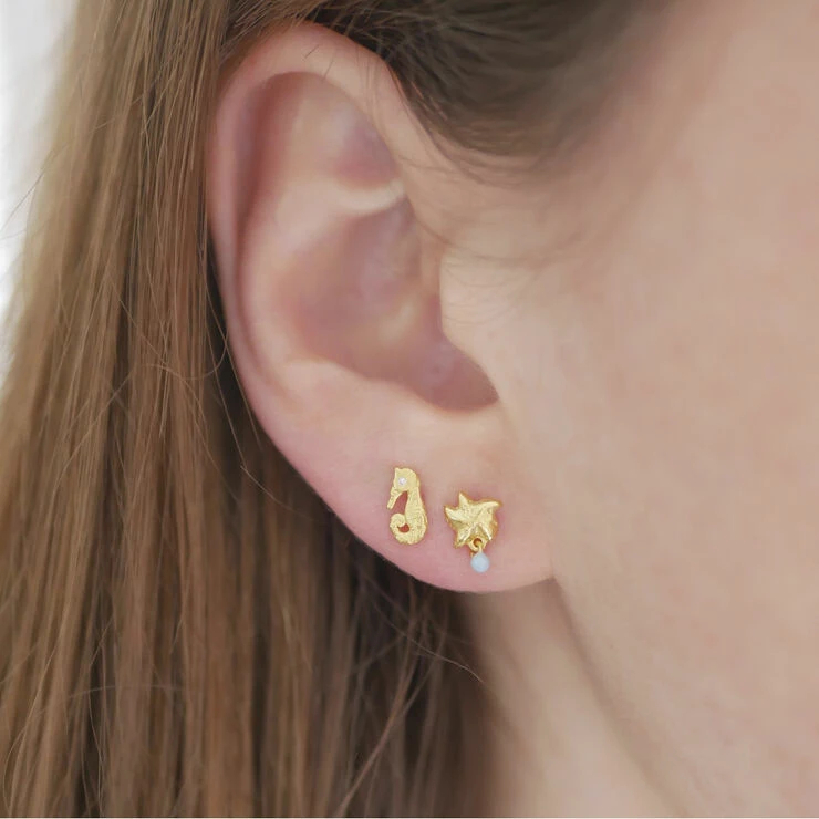 ENAMEL Copenhagen Studs, Seaside Light Pink/Light - Billede 2