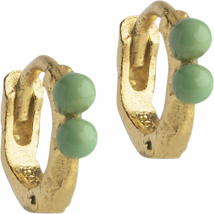 ENAMEL Copenhagen Hoops, Paula 6 Mm Grass Green