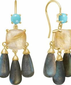 Carré Jewellery EARRINGS Gold