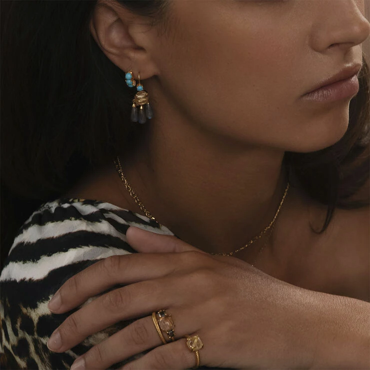 Carré Jewellery EARRINGS Gold - Billede 2