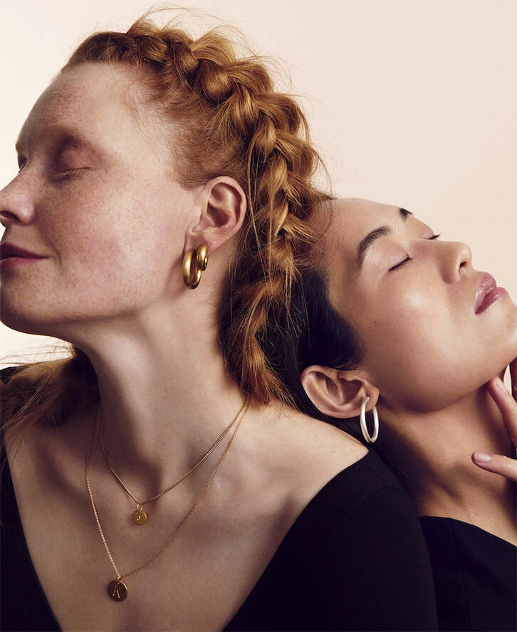 Jane Kønig Slender Hoop, Sterling Silver Sølv - Billede 4