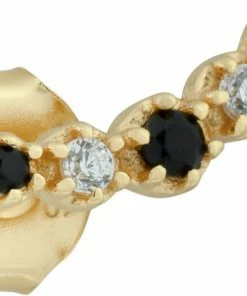 The Earring Shop Curvo Stud Left Gold