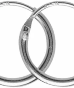 Hultquist Classic Alice &oslash;reringe. Diameter: 10 Mm. Sølv