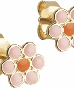 ENAMEL Copenhagen Studs, Blossom Orange