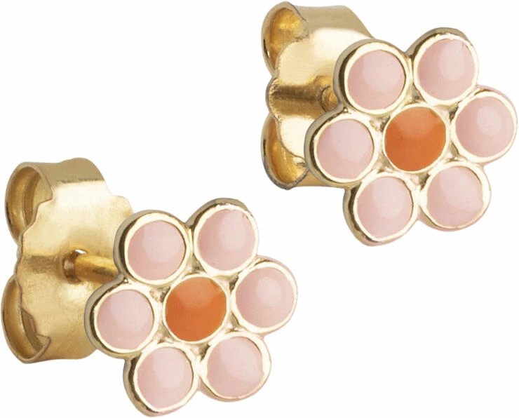 ENAMEL Copenhagen Studs, Blossom Orange
