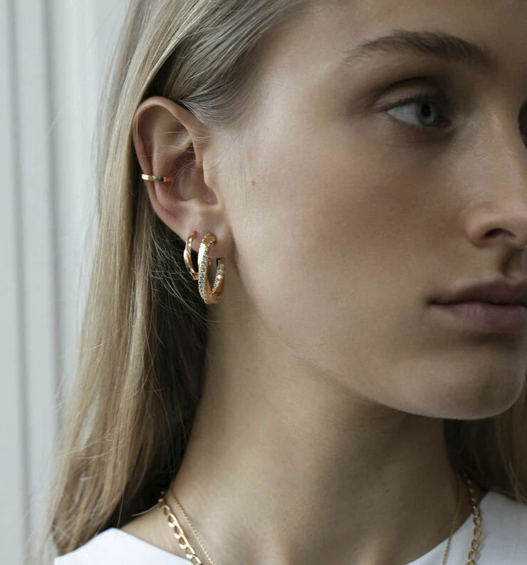 Sif Jakobs Jewellery FERRARA PICCOLO PIANURA EARRINGS Sterlingsølv 925 - Billede 2