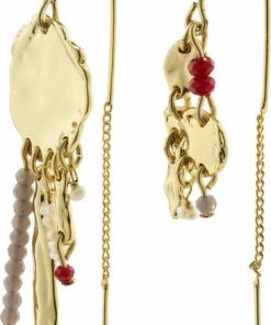 Pilgrim Øreringe : Optimism : Guldbelagt :