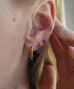 ENAMEL Copenhagen Hoops, Paula 6 Mm Navy Blue